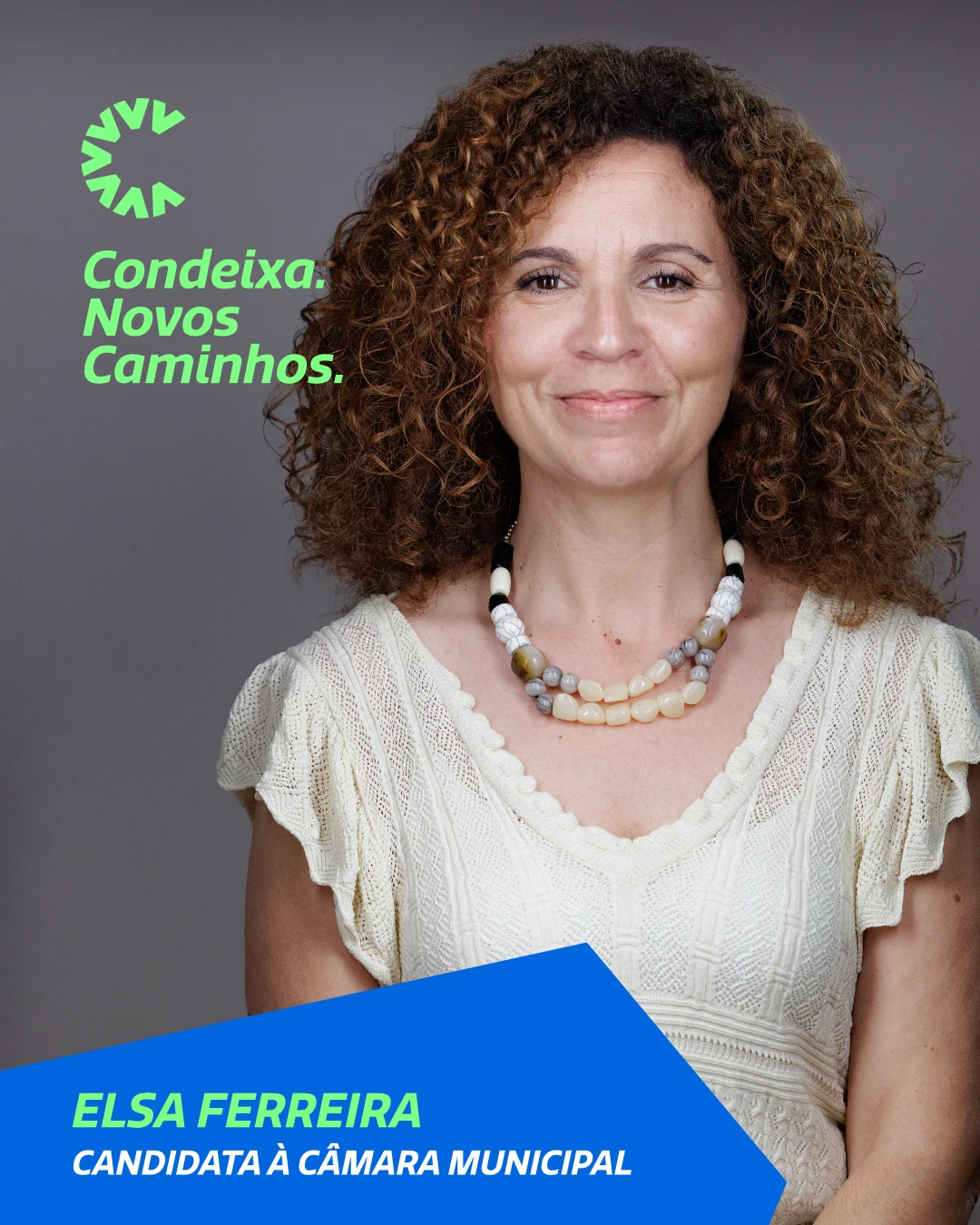 Imagem de Elsa ferreira, Candidata à Camara Municipal de Condeixa-a-Nova pela Candidatura Condeixa Novos Caminhos às Eleições Autárquicas de 2025.