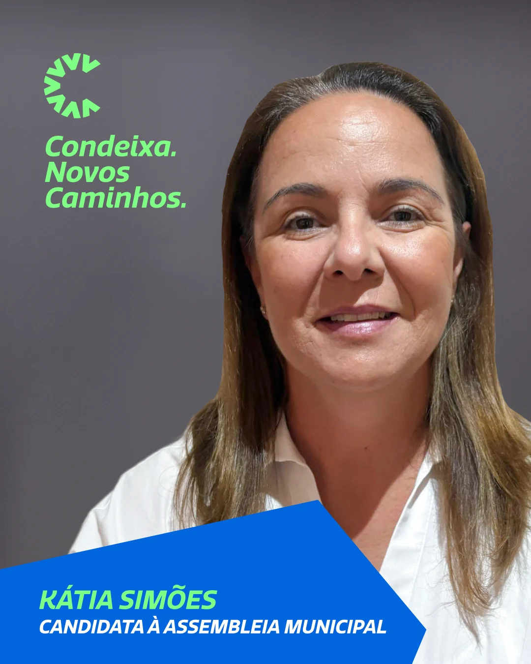 Imagem de Kátia Simões, Candidata à Assembleia Municipal de Condeixa pela Candidatura Condeixa Novos Caminhos às Eleições Autárquicas de 2025.