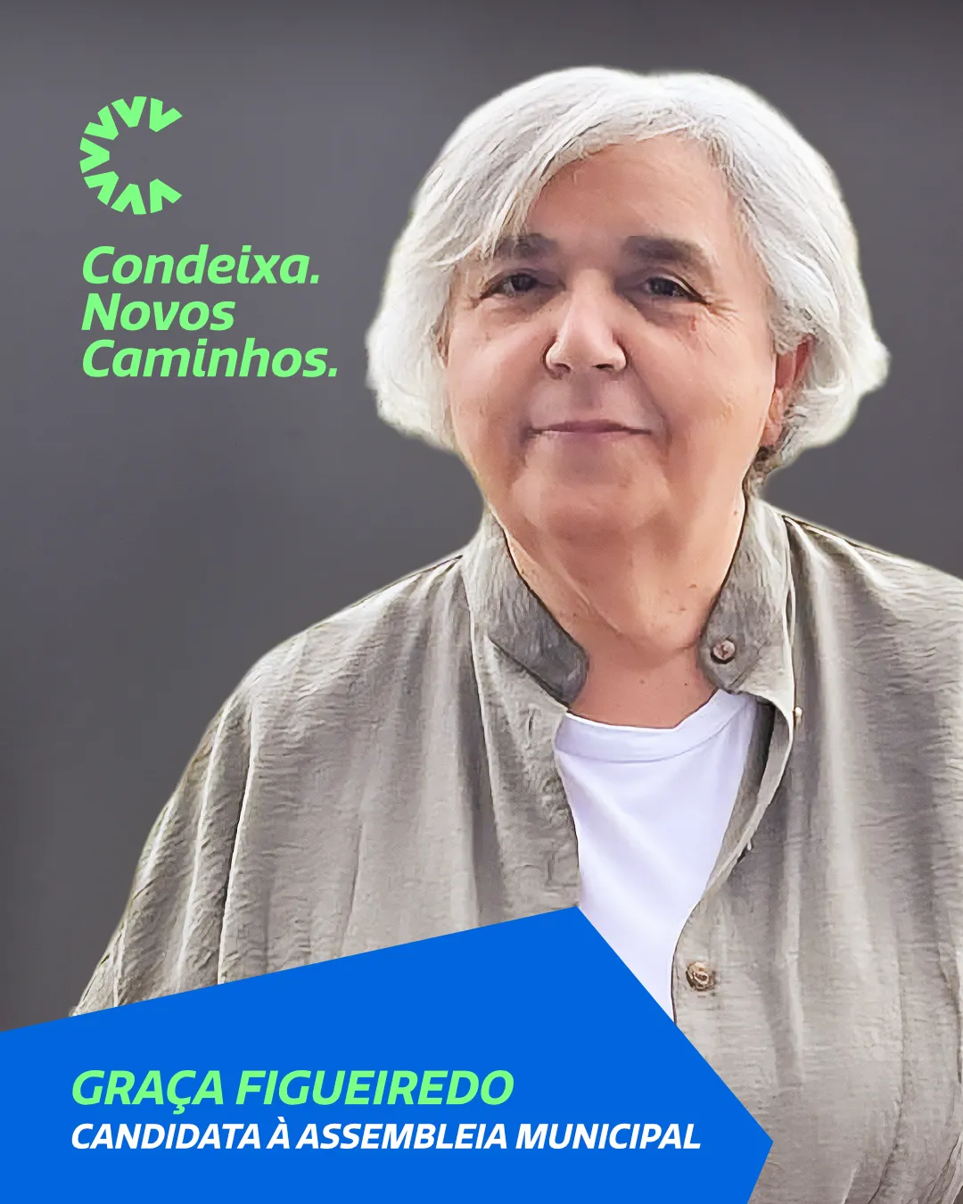 Imagem de Graça Figueiredo, Candidata à Assembleia Municipal de Condeixa pela Candidatura Condeixa Novos Caminhos às Eleições Autárquicas de 2025.