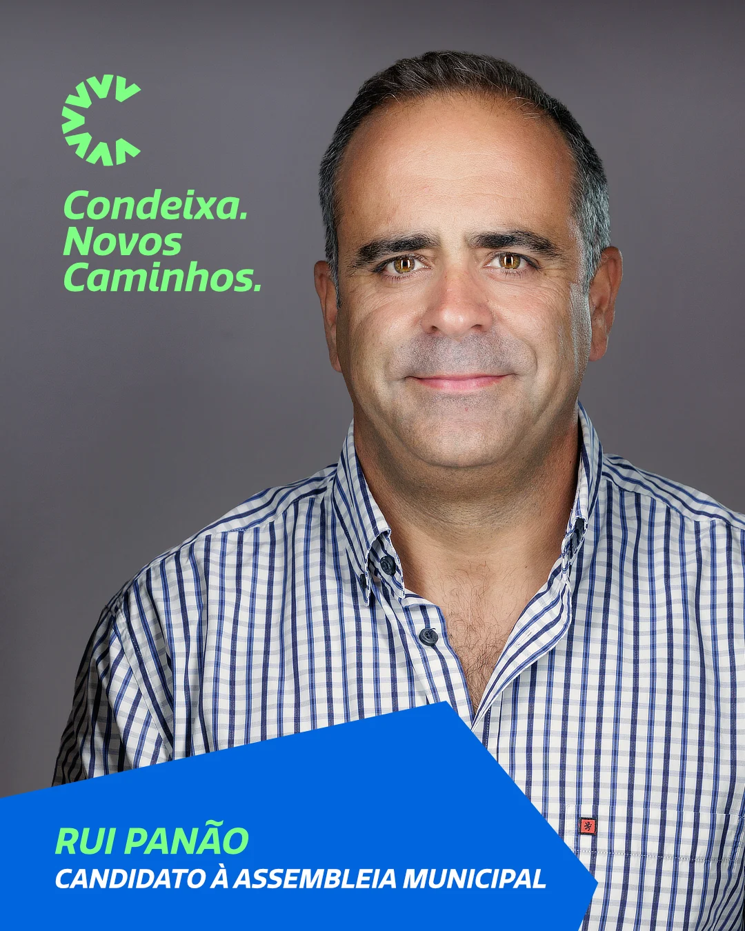Imagem de Rui Panão, Candidato à Assembleia Municipal de Condeixa pela Candidatura Condeixa Novos Caminhos às Eleições Autárquicas de 2025.